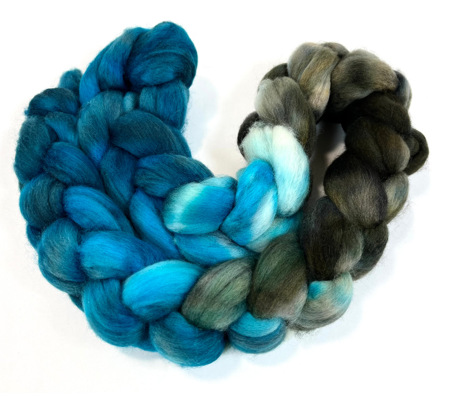Day's End 0506-04 - 4 oz Polwarth wool combed top, roving, spinning fiber, handspinning, felting, needle felting, weaving supplies