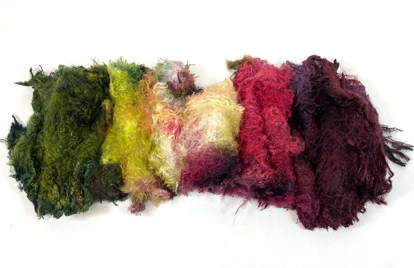 Silk Laps, Victoriana, 1.5 oz, mulberry silk, nuno, wet felting, spinning fiber, art yarn, handspinning, felting fiber, corespinning