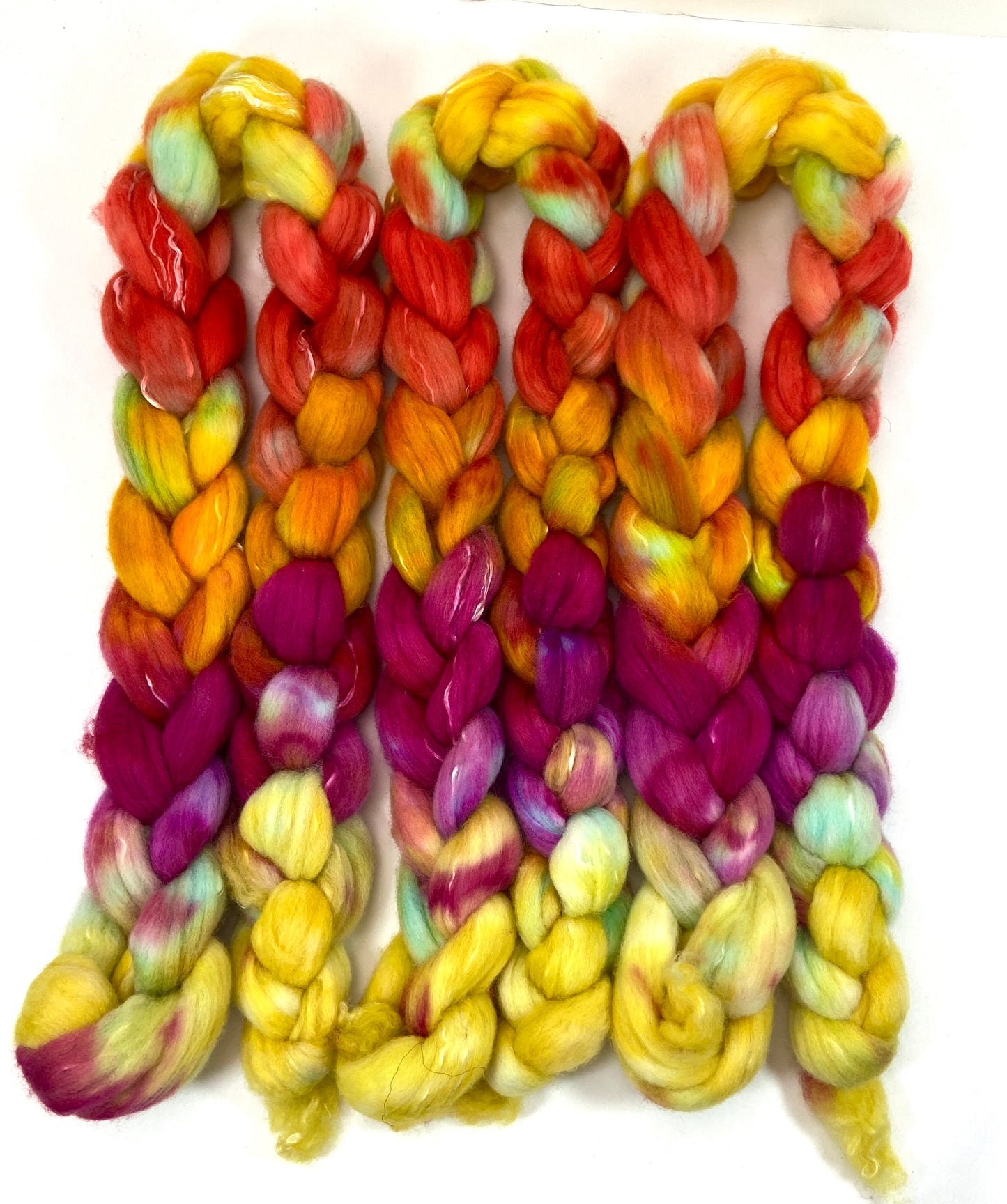 Day's End 1211-01 - 4.2 oz Merino and tencel combed top, roving, spinning fiber, handspinning, felting, needle felting, weaving supplies
