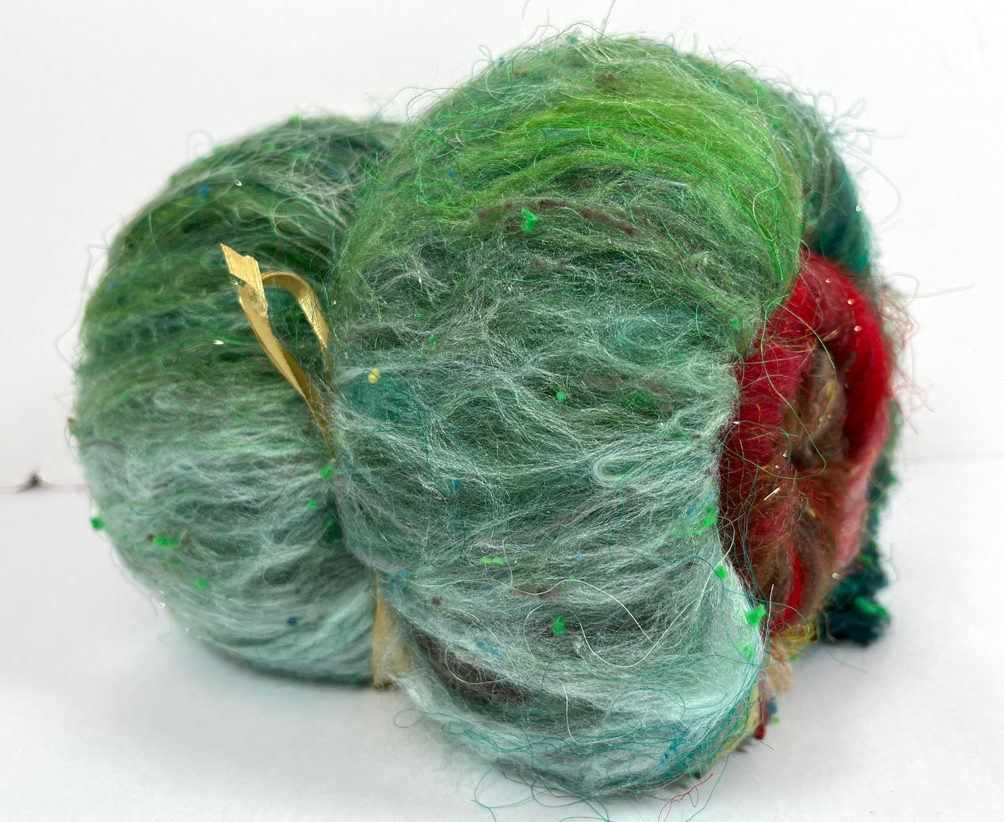 Town and Country Batt 0102-03 - 3 oz Targhee wool, silk, noils, spinning fiber, drumcarded, handspinning, nuno, felting wool, weaving