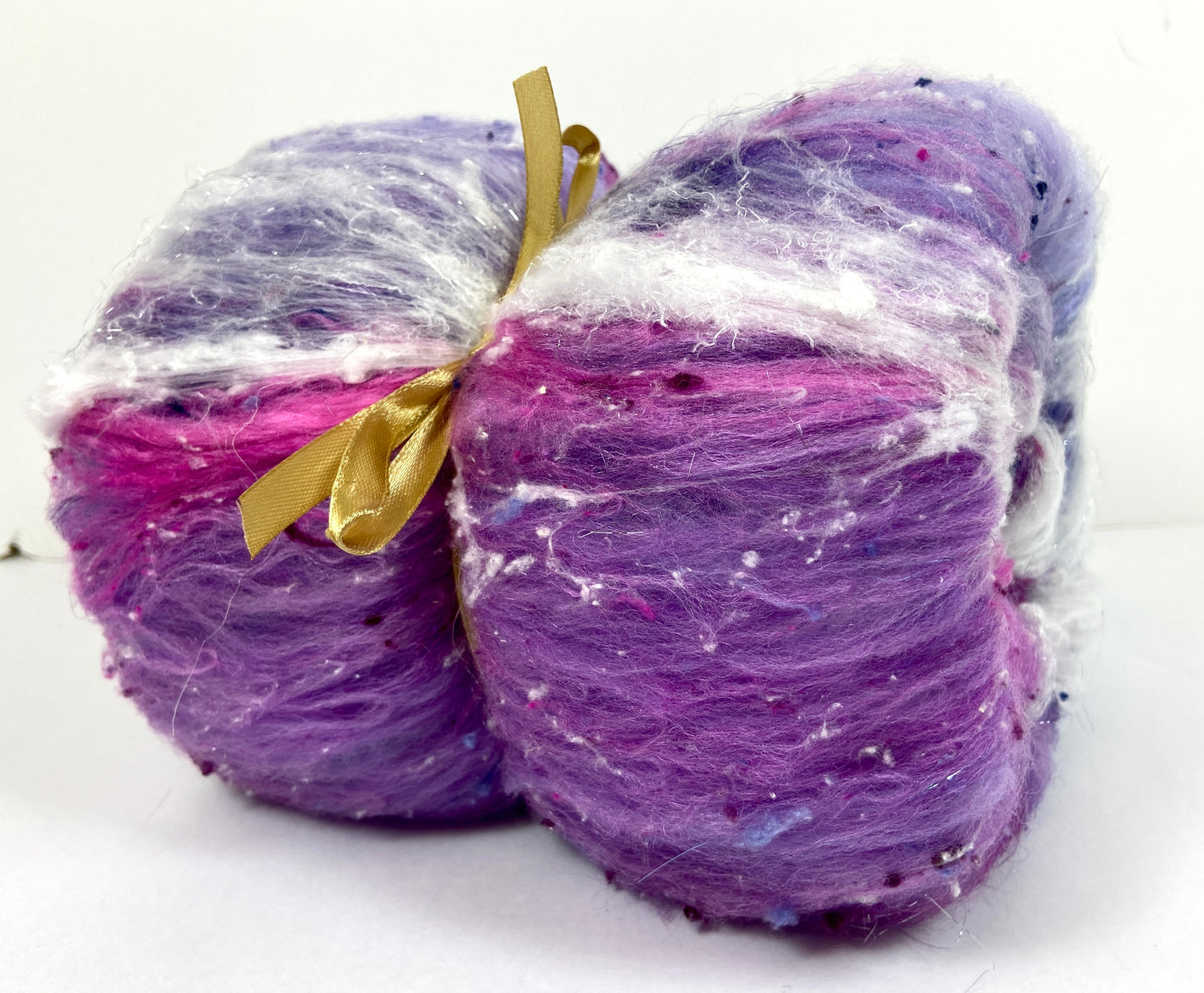 Charlotte Batt 1203-02- 2.8 oz Polwarth wool, silk, noils, spinning fiber, handspinning, nuno, felting wool, weaving