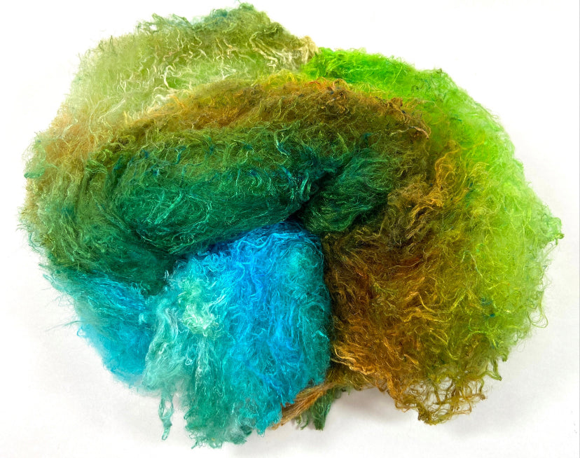 Silk Laps, 0621-08, mulberry silk, nuno, wet felting, spinning fiber, art yarn, handspinning, felting fiber, corespinning