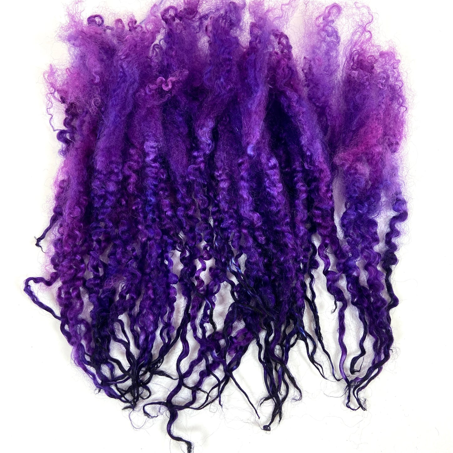 Teeswater Locks, Grape, long, separated, 1115-01