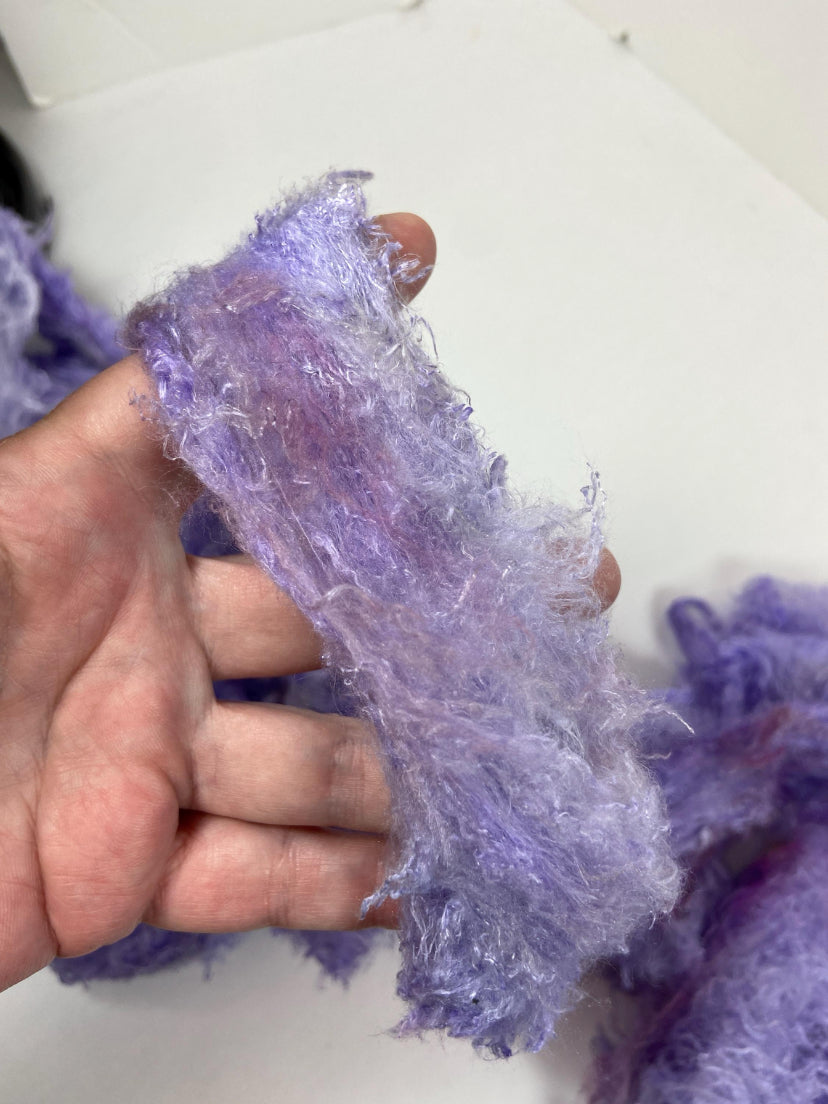 Silk Laps, Thistle, 1014-06, mulberry silk, nuno, wet felting, spinning fiber, art yarn, handspinning, felting fiber, corespinning