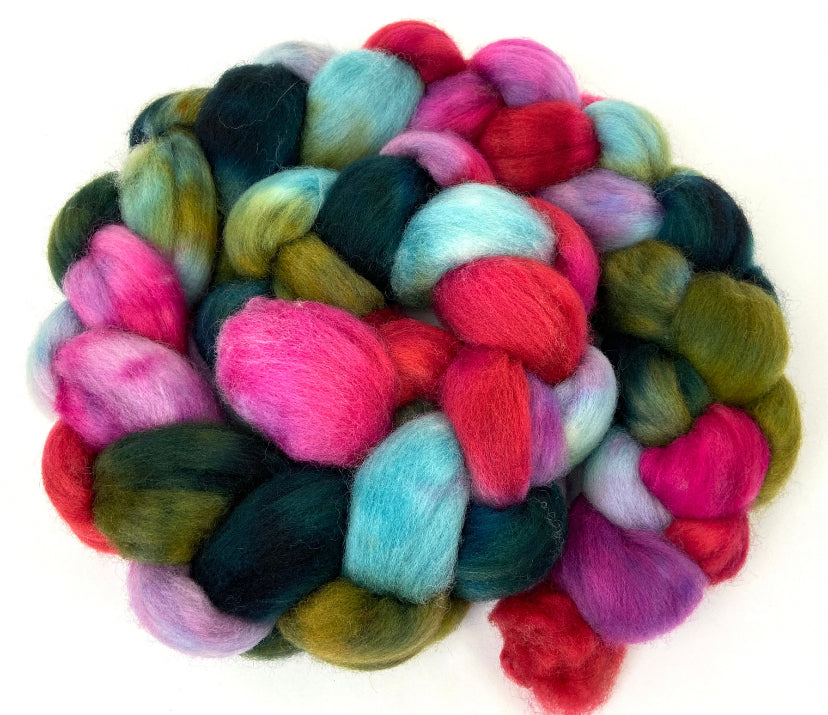 combed top for spinning Railway Grey Tweed Roving blankets and other household textiles Lorelei SC - 4 oz