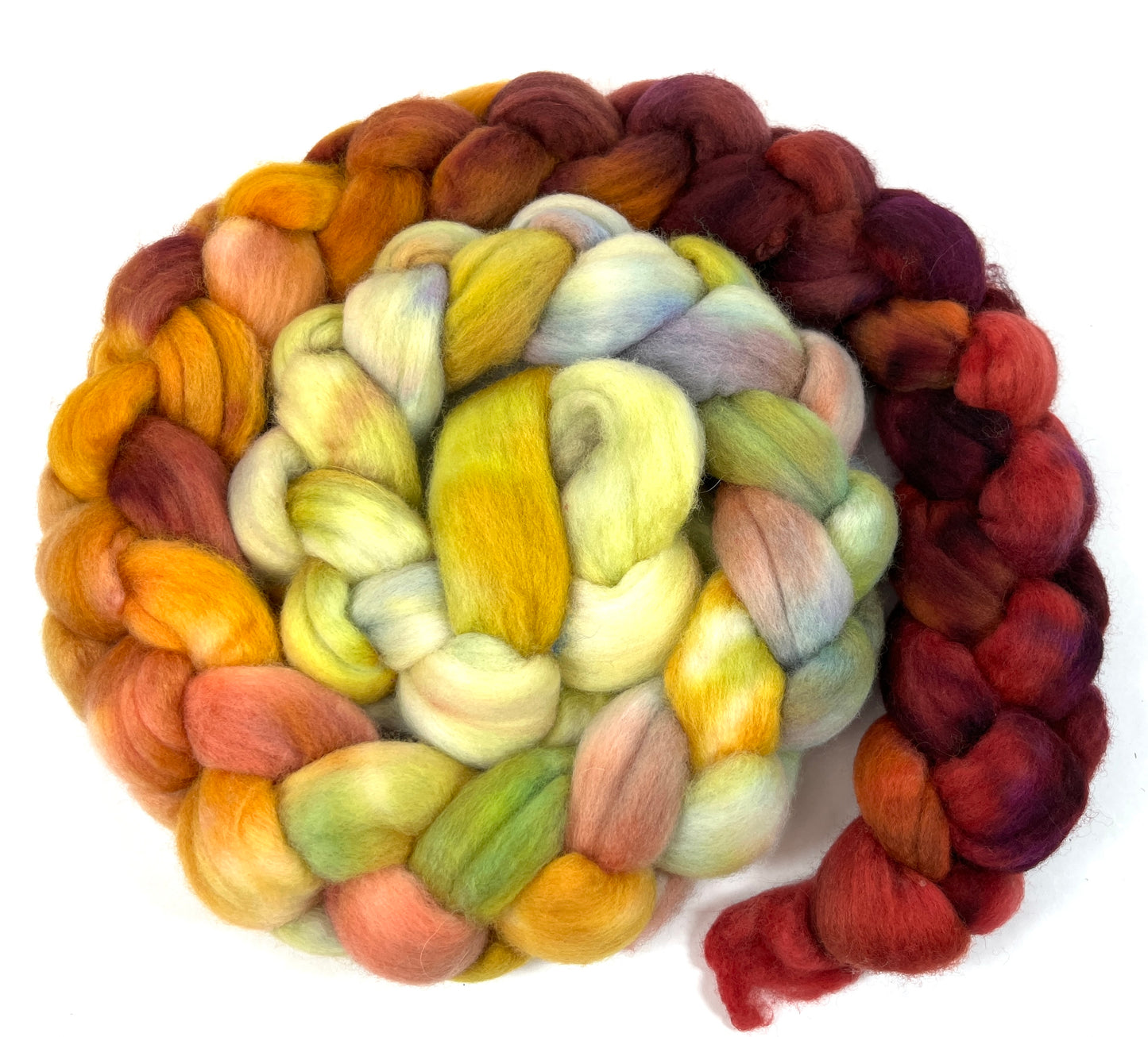 Day's End 0208-03, 6.5 oz Polwarth wool combed top, roving, spinning fiber, handspinning, felting, needle felting, weaving supplies