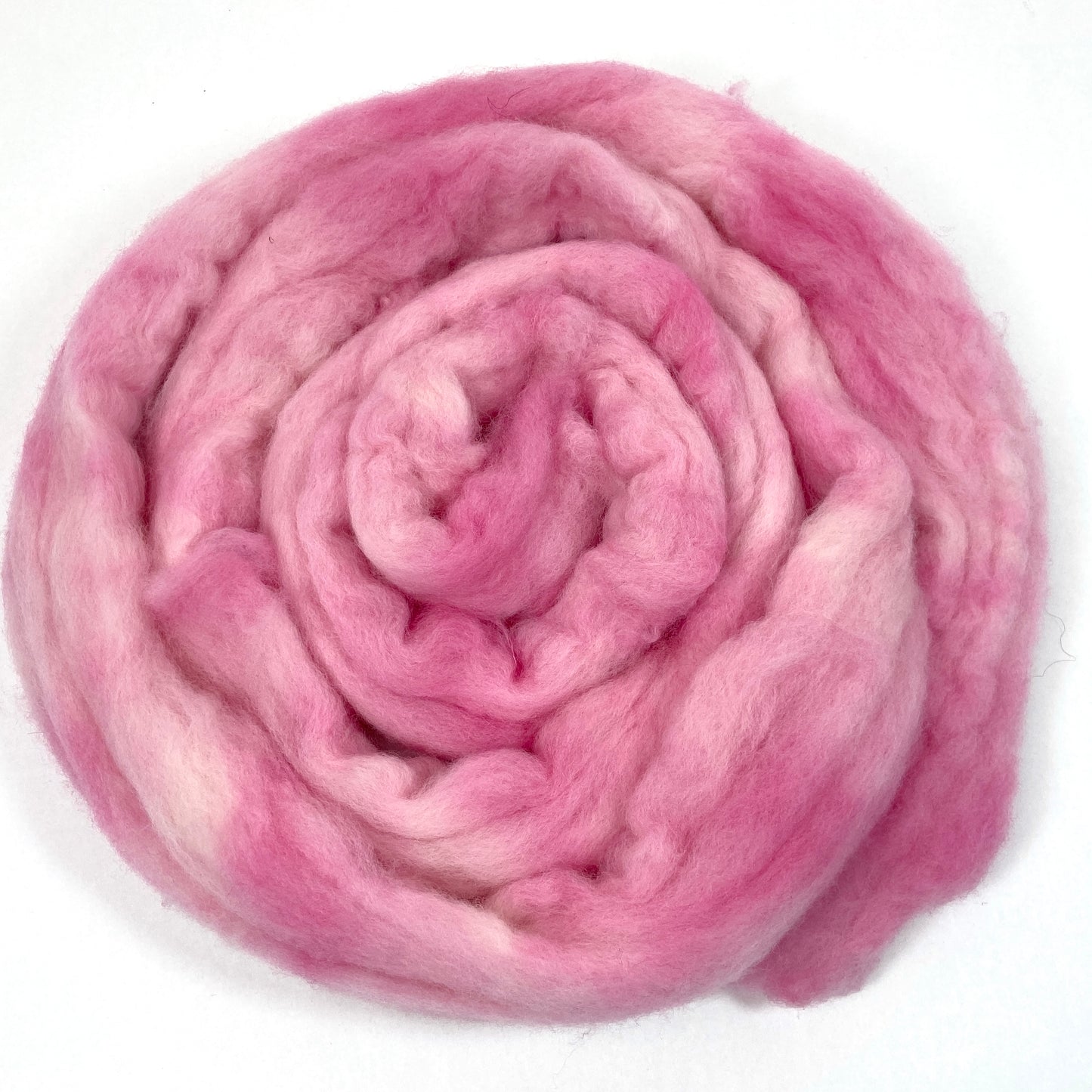 Sweet Pea - 2 oz hand dyed semisolid wool combed top