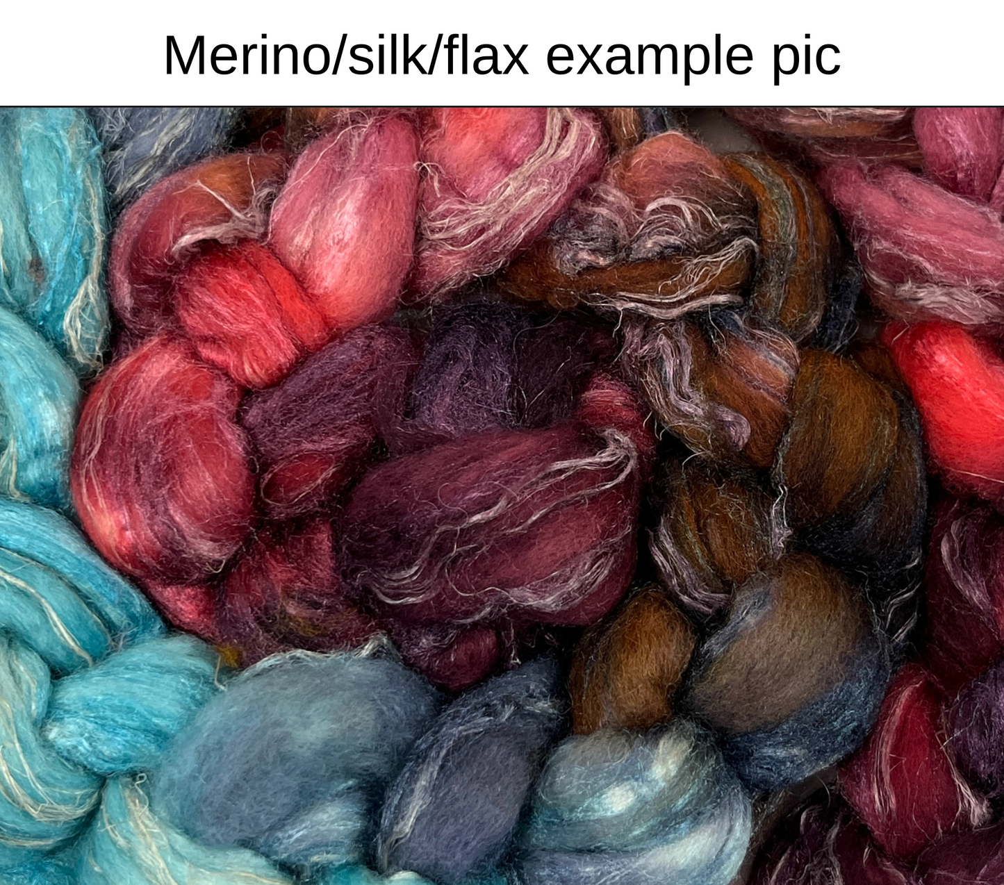 Plaid Flannel MG - 4 oz hand painted wool combed top, roving, spinning fiber, handspinning, felting