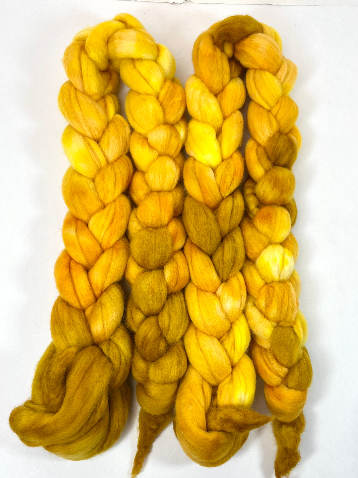 Apollo SC - 4 oz hand painted wool combed top, roving, spinning fiber, handspinning, felting