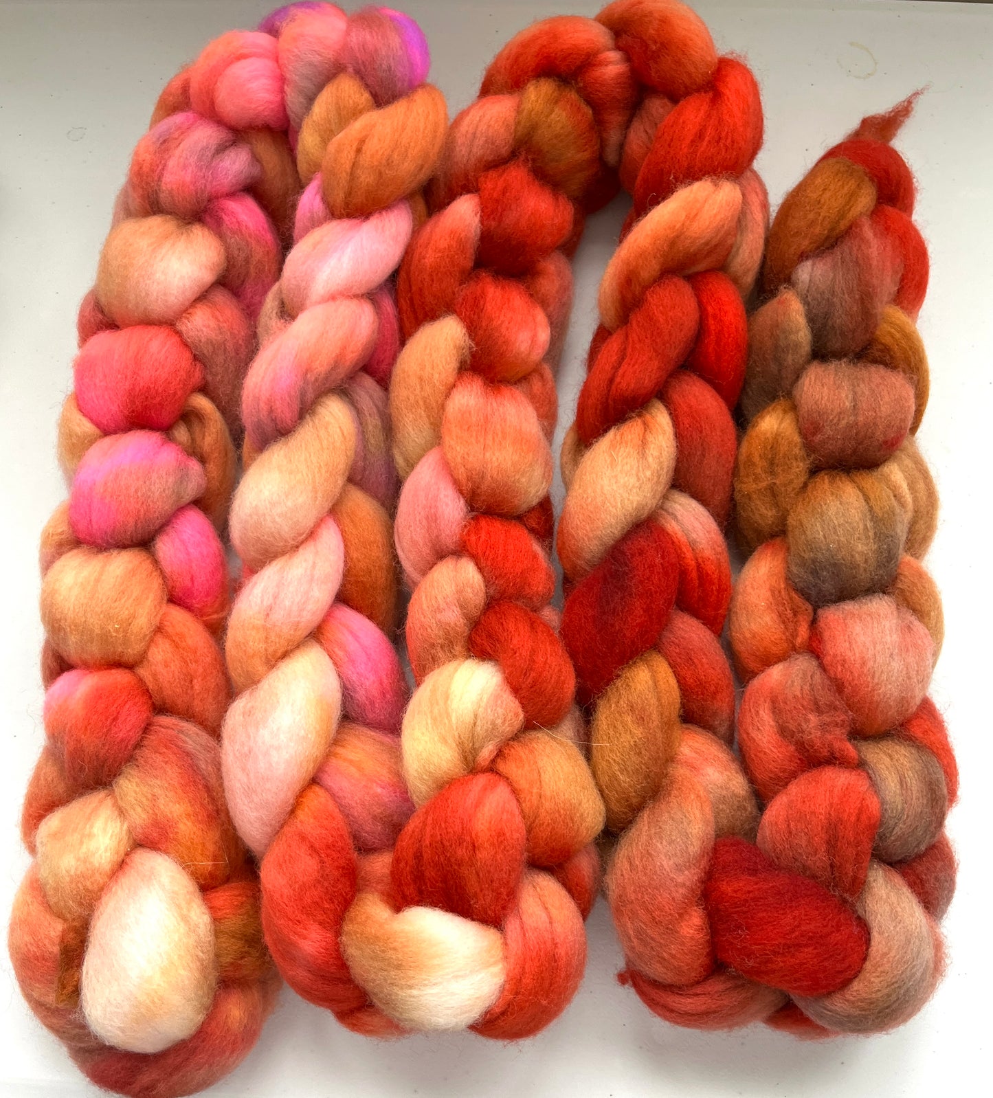 Day's End 0221-01, 8.1 oz Polwarth wool combed top, roving, spinning fiber, handspinning, felting, needle felting, weaving supplies
