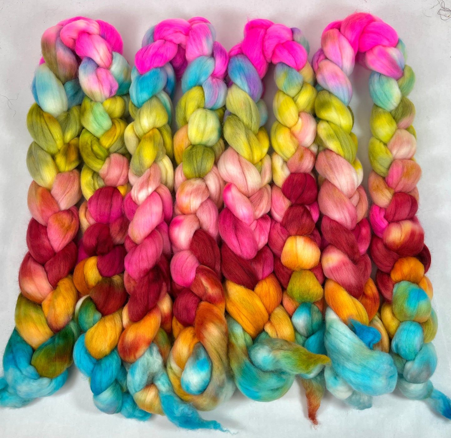 Limited Edition 0318-03 - 4 oz Polwarth wool combed top, roving, spinning fiber, handspinning, felting, needle felting, weaving supplies