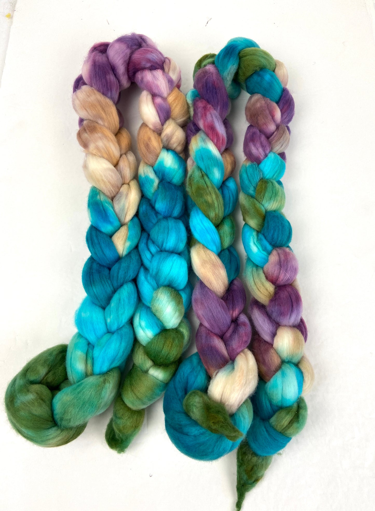 Sweet Promise SC - 4 oz hand wool combed top, roving, spinning fiber, handspinning, felting