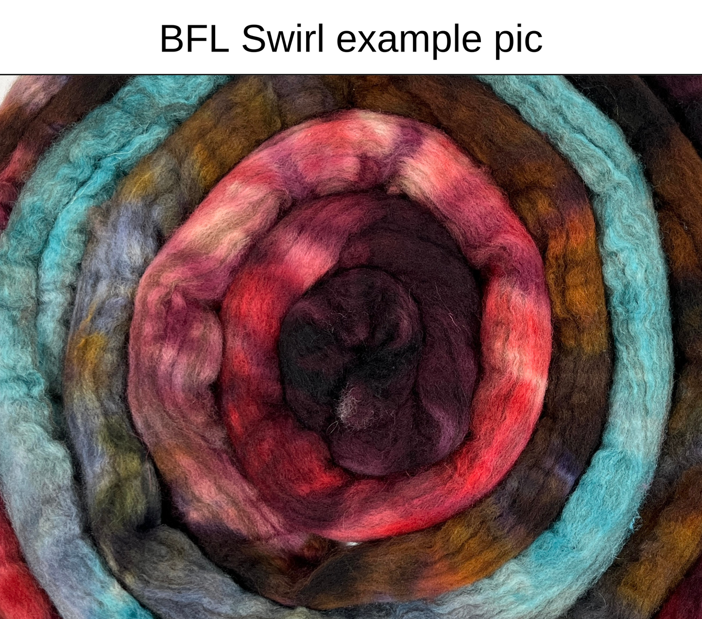 Plaid Flannel SC - 4 oz hand painted wool combed top, roving, spinning fiber, handspinning, felting