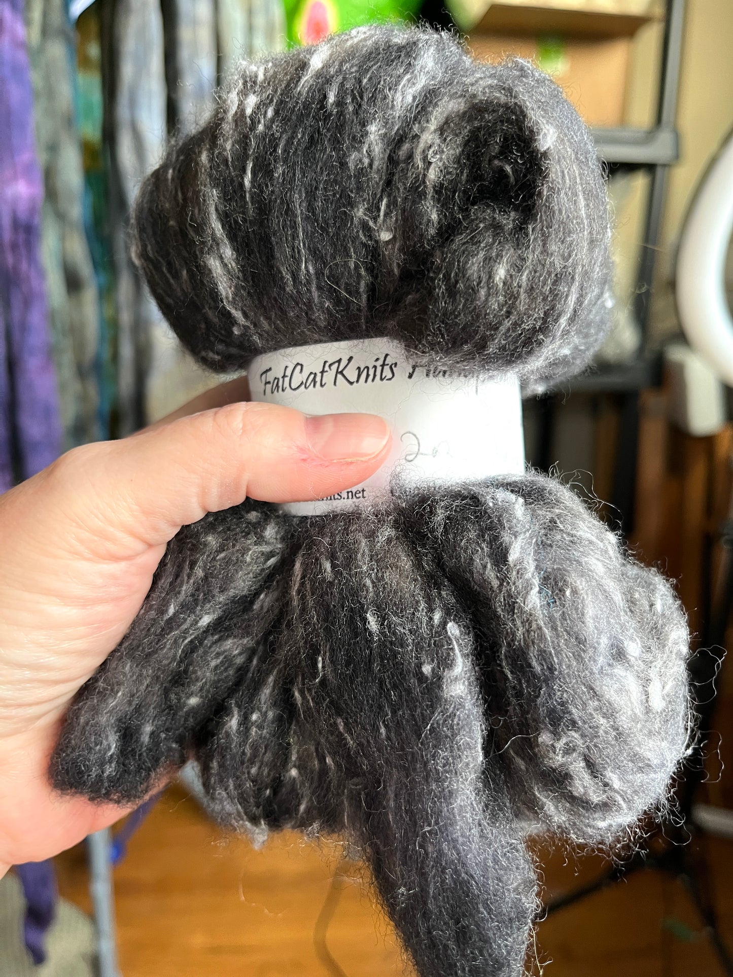 Grays Combo Pack - 6 oz- 80/20 South American wool/rayon nepps combed top, roving, spinning fiber, handspinning, felting, wool, gradient kit