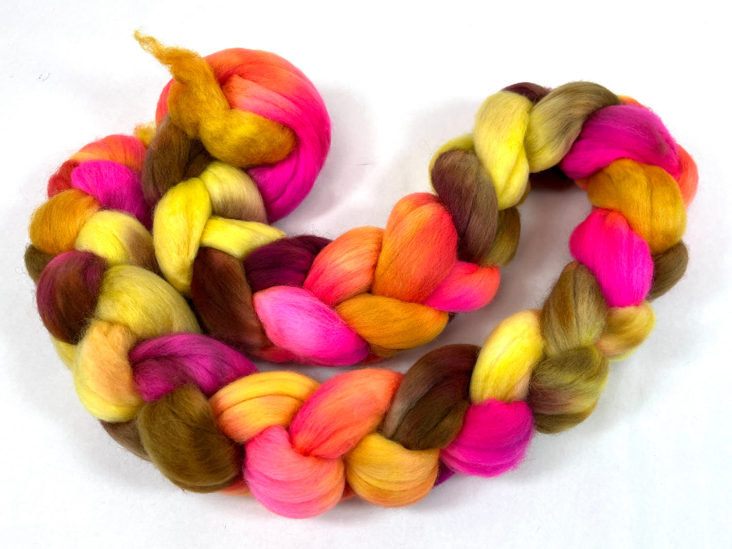 Vivace SC - 4 oz hand painted wool combed top, roving, spinning fiber, handspinning, felting
