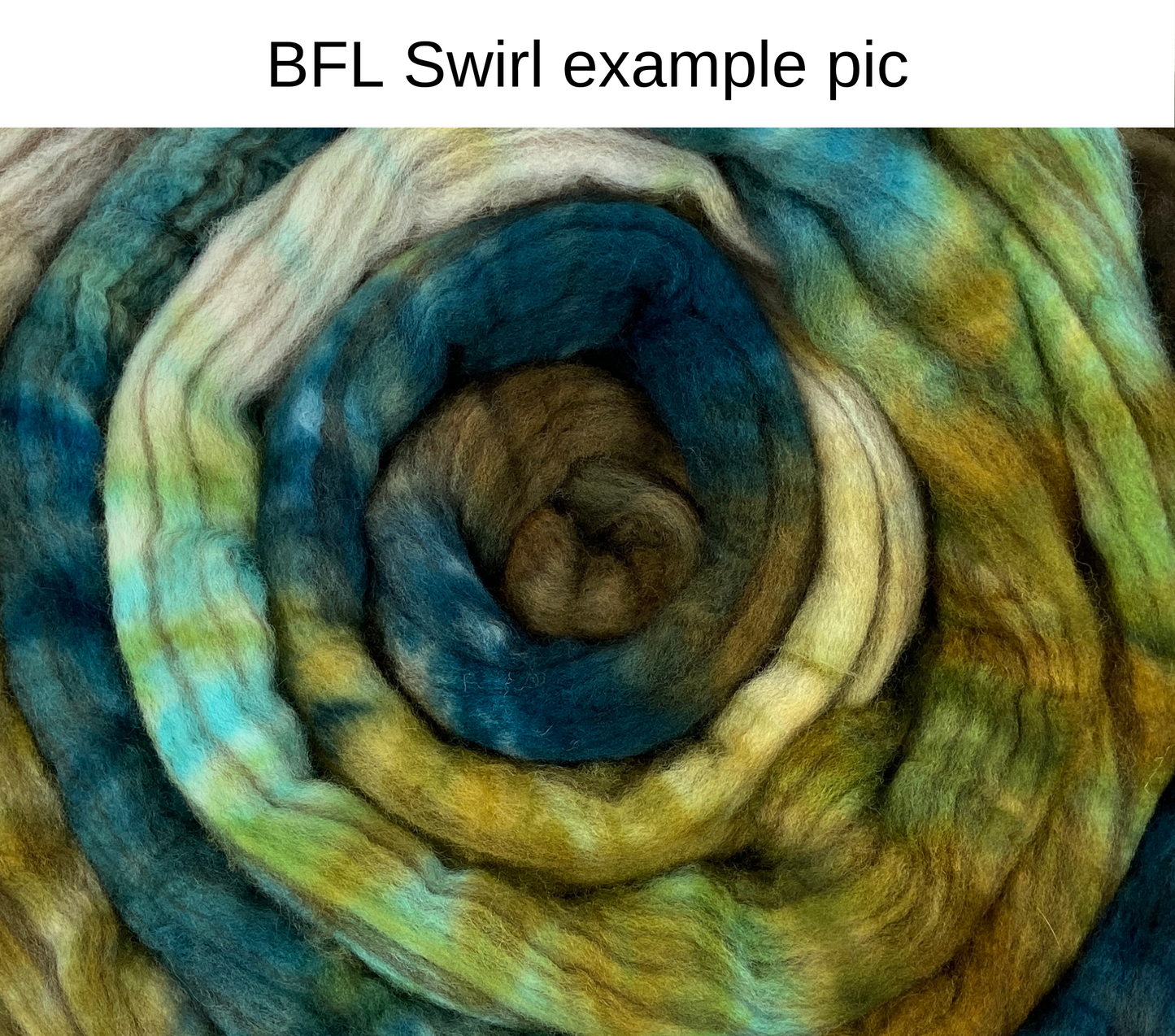 Tide Pool MG - 4 oz hand painted wool combed top, roving, spinning fiber, handspinning, felting