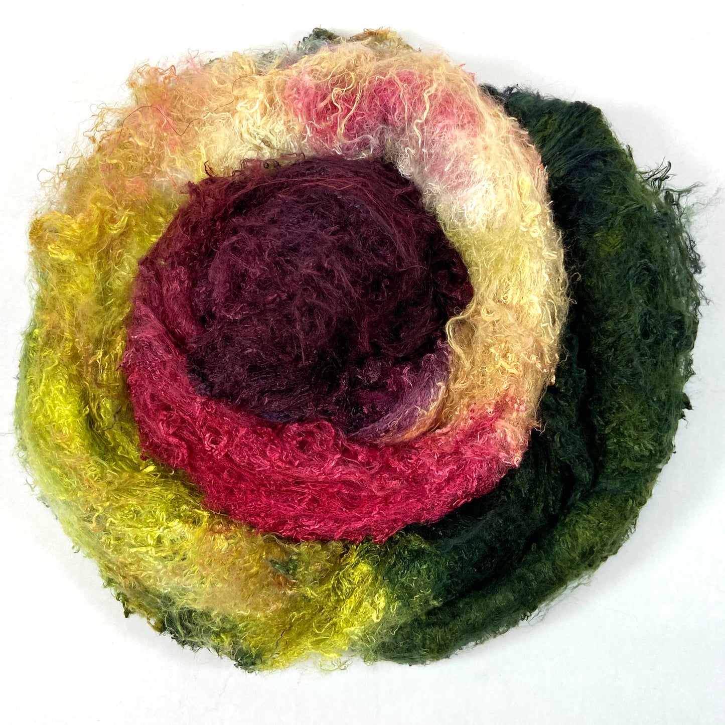 Silk Laps, Victoriana, 1.5 oz, mulberry silk, nuno, wet felting, spinning fiber, art yarn, handspinning, felting fiber, corespinning