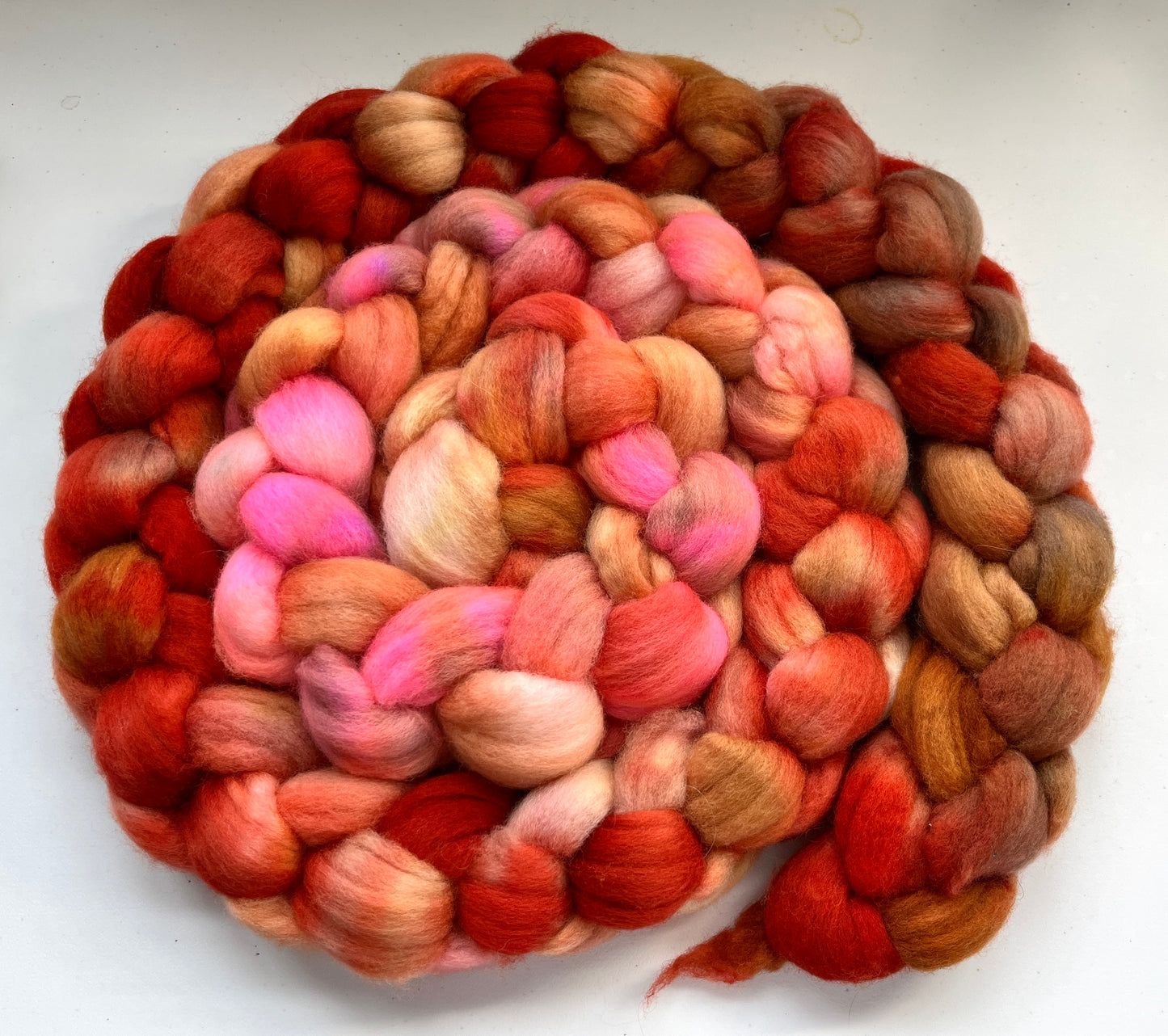 Day's End 0221-01, 8.1 oz Polwarth wool combed top, roving, spinning fiber, handspinning, felting, needle felting, weaving supplies