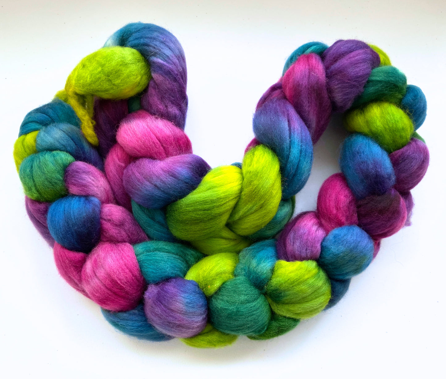 Temptation SC - 4 oz hand painted wool combed top, roving, spinning fiber, handspinning, felting