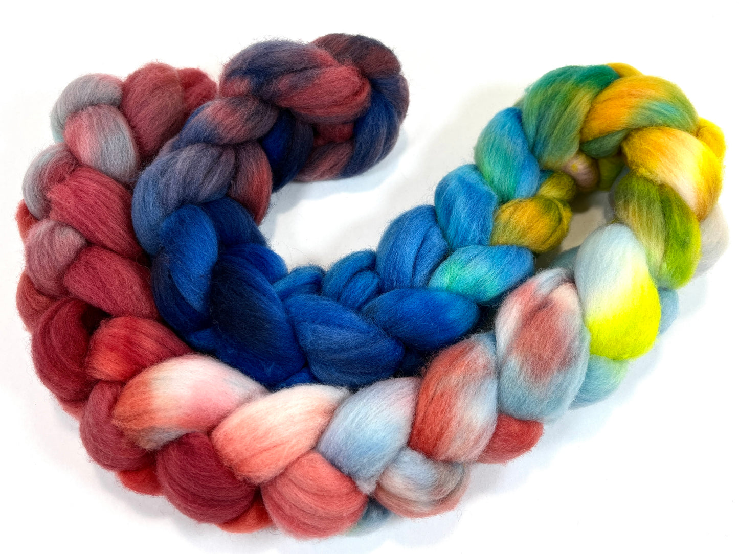 Day's End 0828-02A, 6.8 oz Targhee wool combed top, roving, spinning fiber, handspinning, felting, needle felting, weaving supplies
