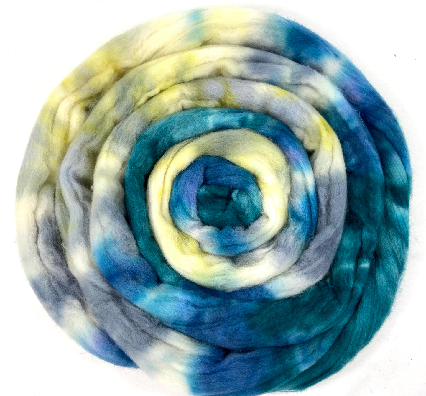 Whirlpool SC - 4 oz hand wool combed top, roving, spinning fiber, handspinning, felting