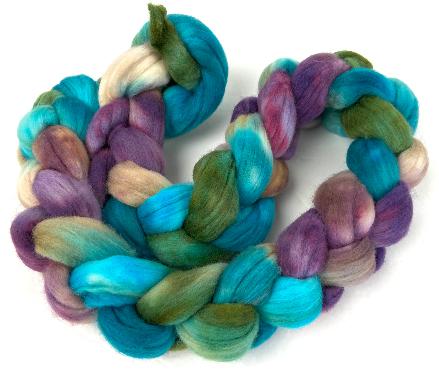 Sweet Promise SC - 4 oz hand wool combed top, roving, spinning fiber, handspinning, felting