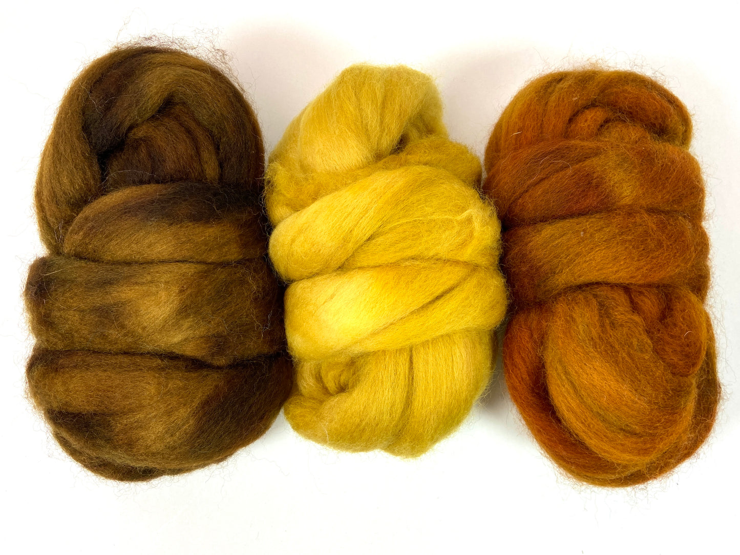Combo Pack - 6 oz, Corriedale wool combed top, roving, spinning fiber, handspinning, felting, wool, 1123-01