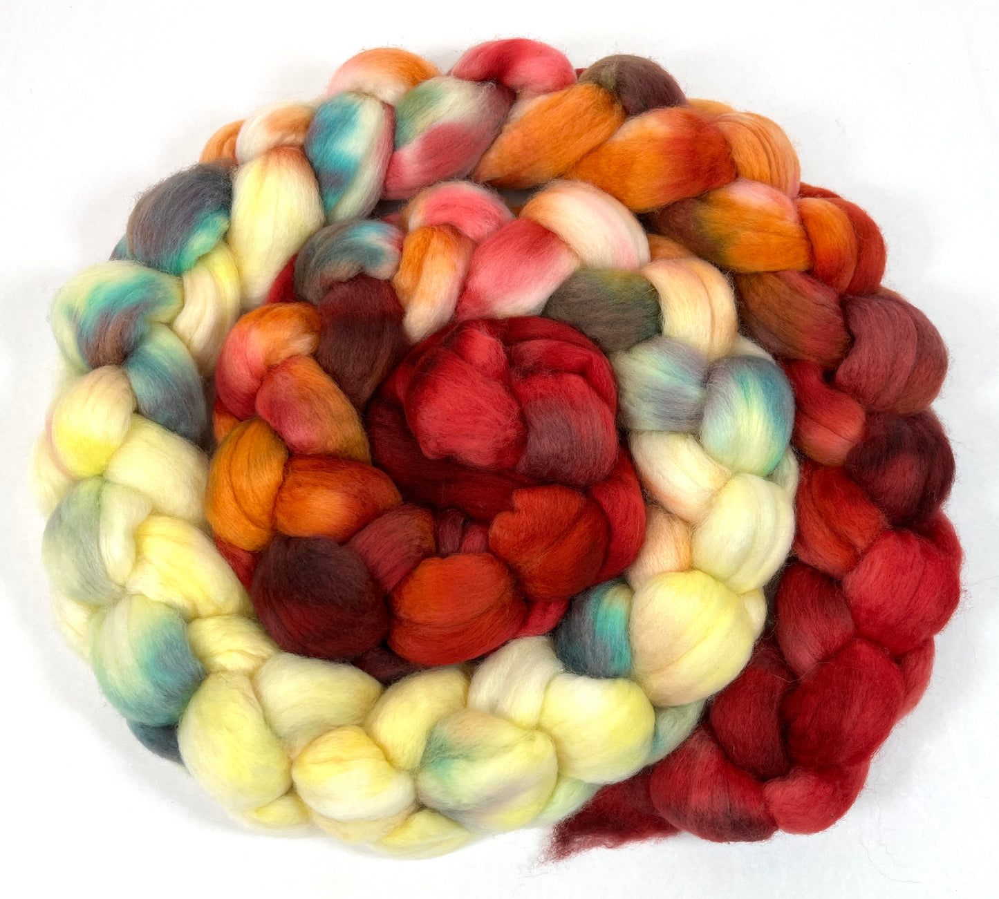 Day’s End 0201-02 6.3 oz Falkland Merino combed top, roving, spinning fiber, handspinning, felting, needle felting, weaving supplies, OOAK