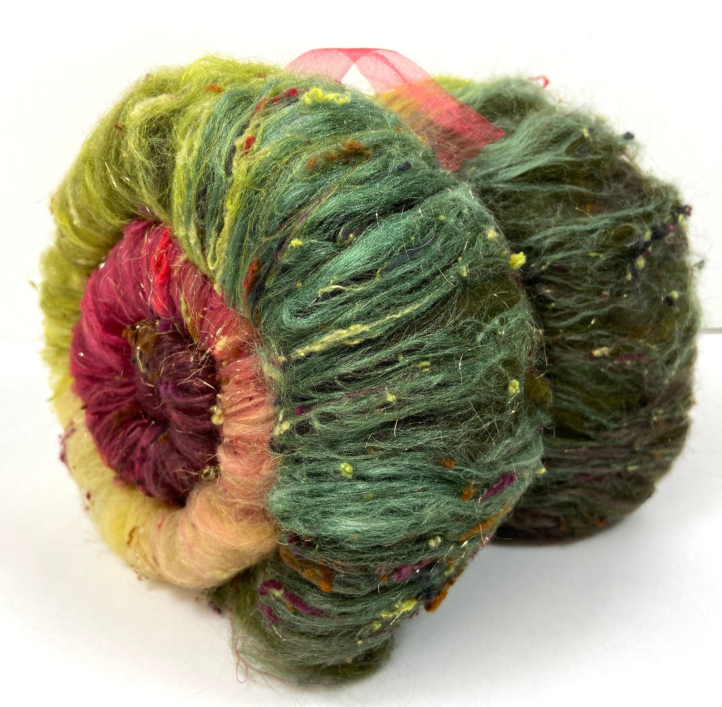 Victoriana Gradient Batt 1006-02 - 2.8 oz Corriedale wool, silk, noils, spinning fiber, handspinning, nuno, felting wool, weaving, spindle