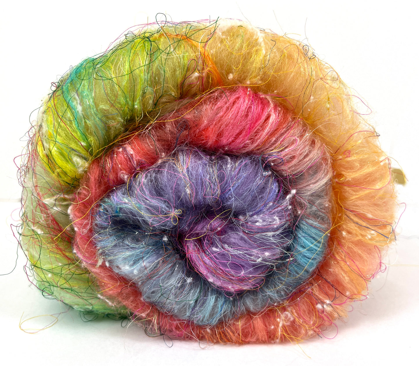 Day’s End Batt 0111-02C, 2.7 oz, Falkland Merino wool, silk, spinning fiber, felting wool, weaving fiber