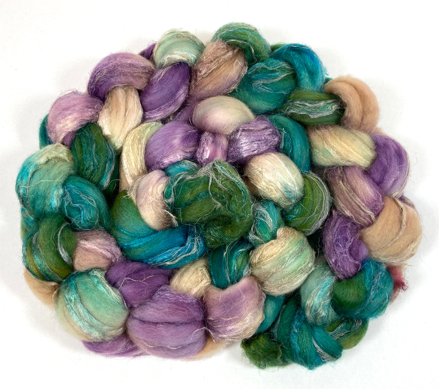 Sweet Promise SC - 4 oz hand wool combed top, roving, spinning fiber, handspinning, felting
