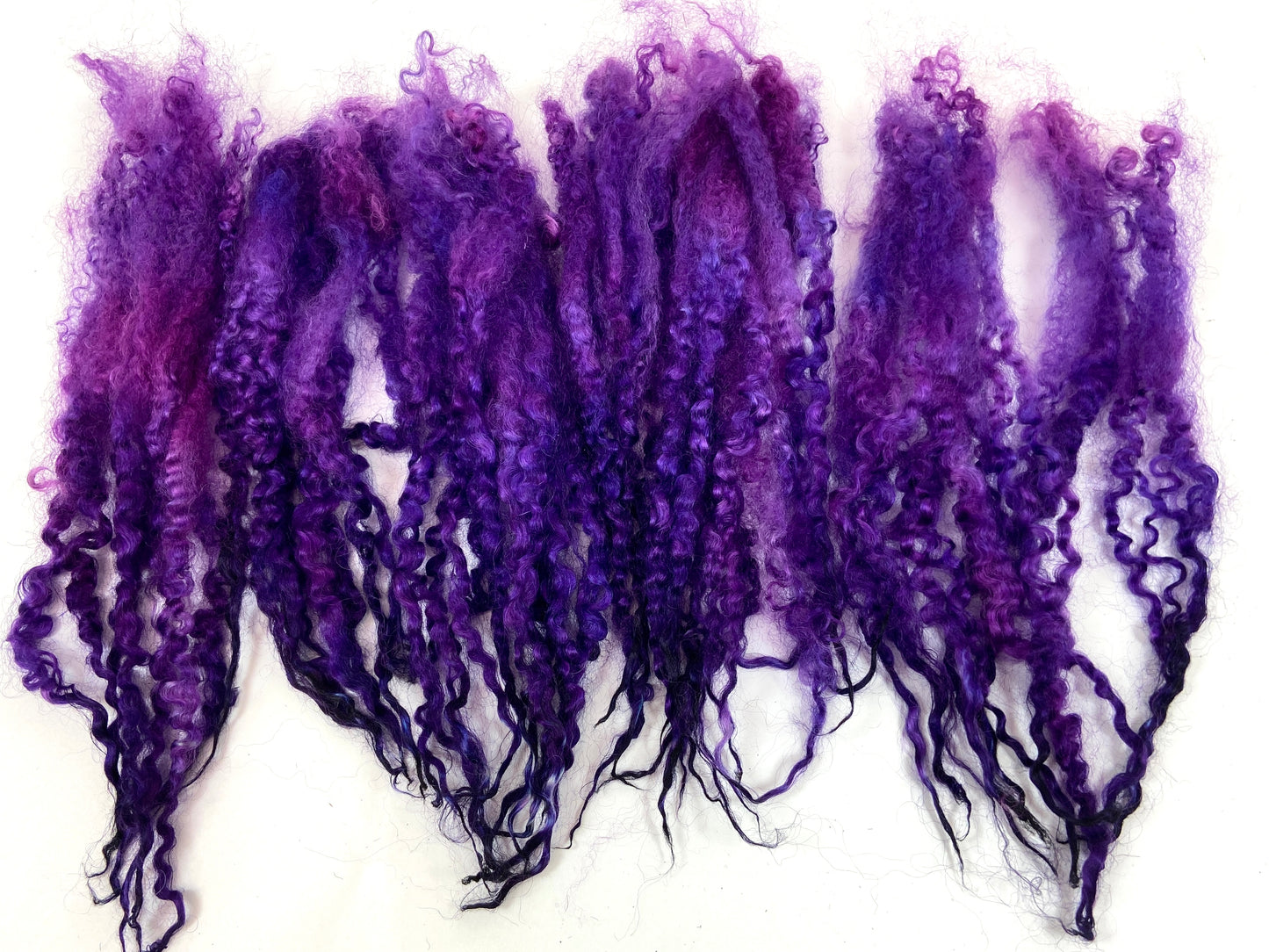 Teeswater Locks, Grape, long, separated, 1115-01