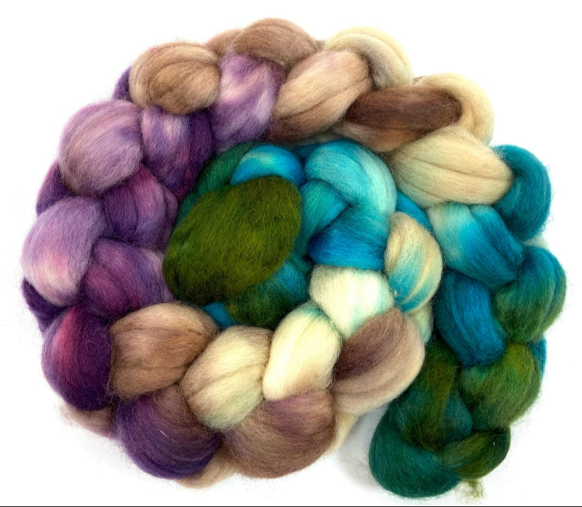 Sweet Promise MG - 4 oz Corriedale wool combed top, roving, spinning fiber, handspinning, felting, needle felting, weaving supplies