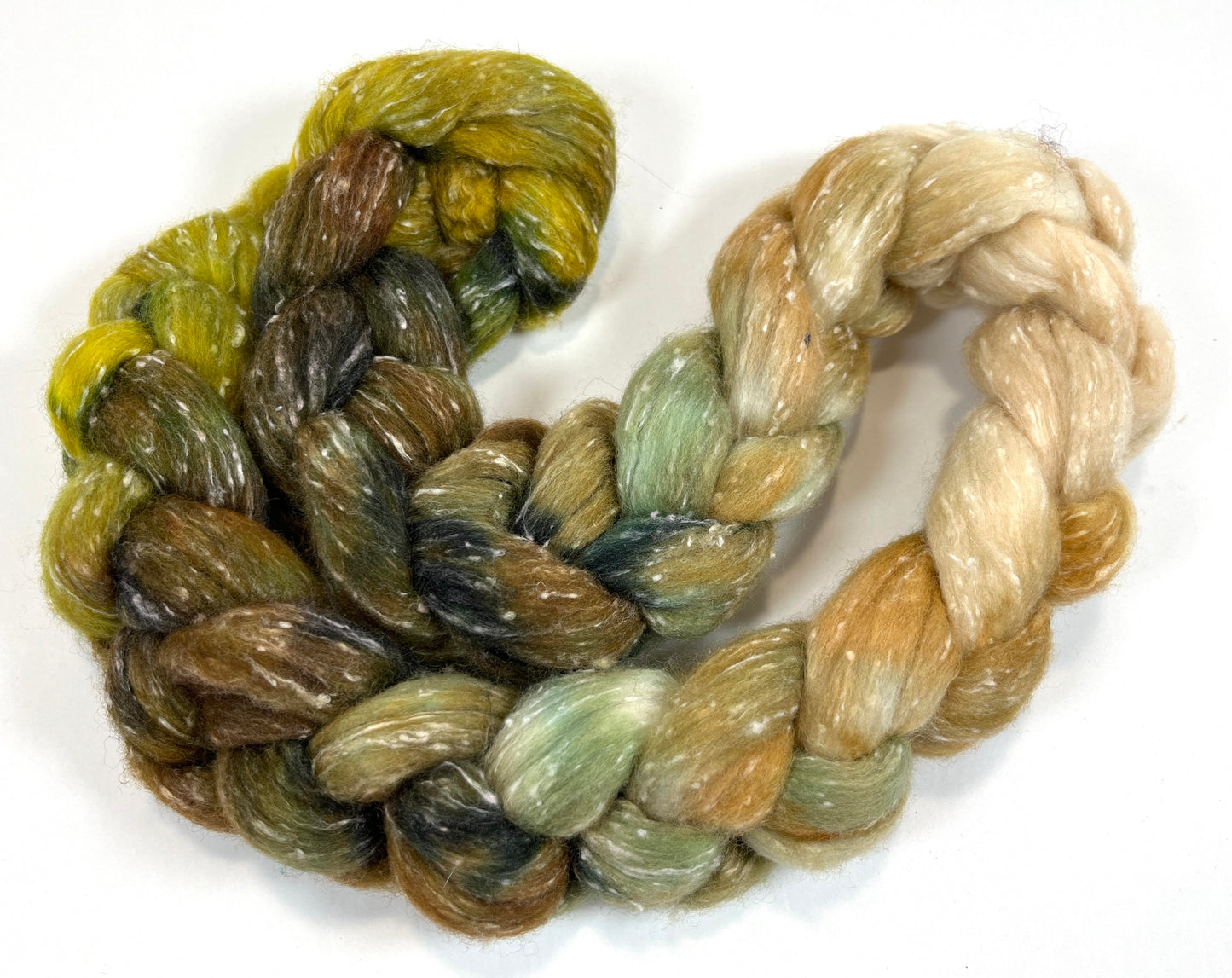 Willow MG - 4 oz 80/20 South American wool/rayon nepps combed top, roving, spinning fiber, handspinning, felting, needle felting, weaving supplies