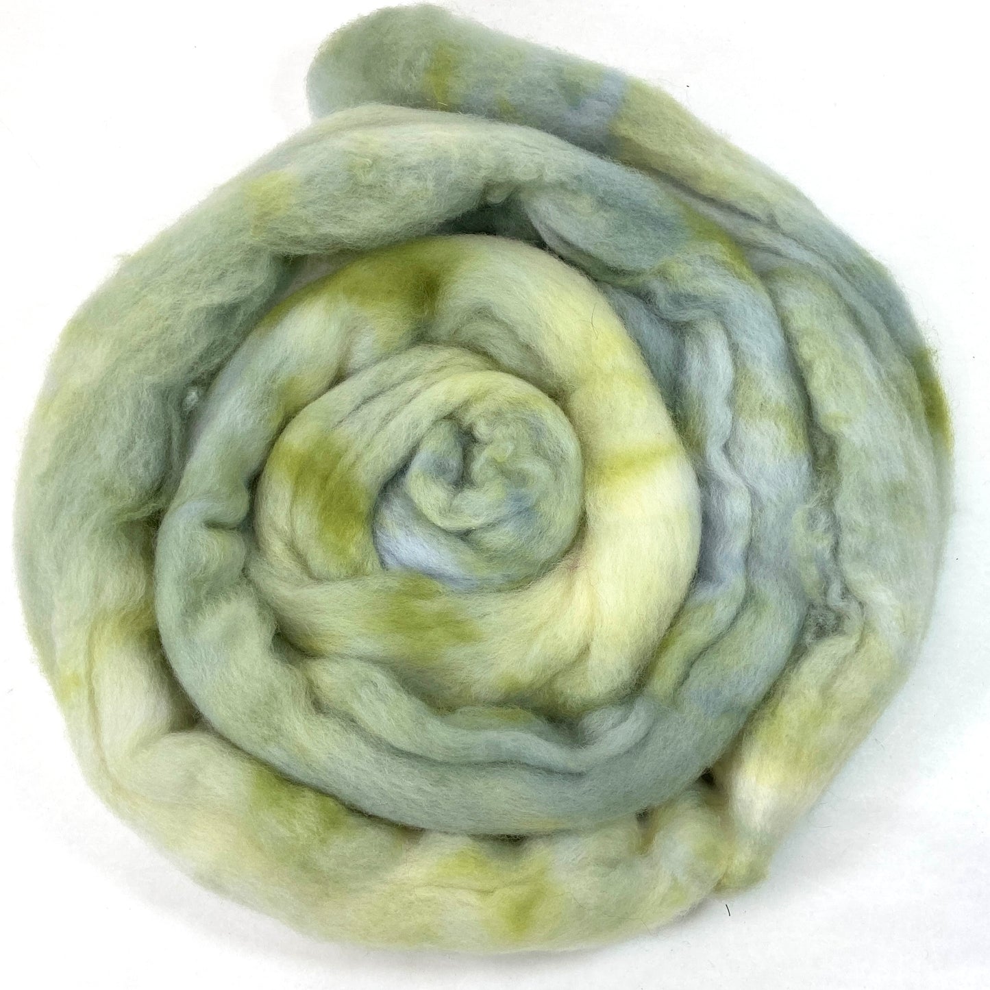 Gin and Tonic - 2 oz hand dyed semisolid wool combed top