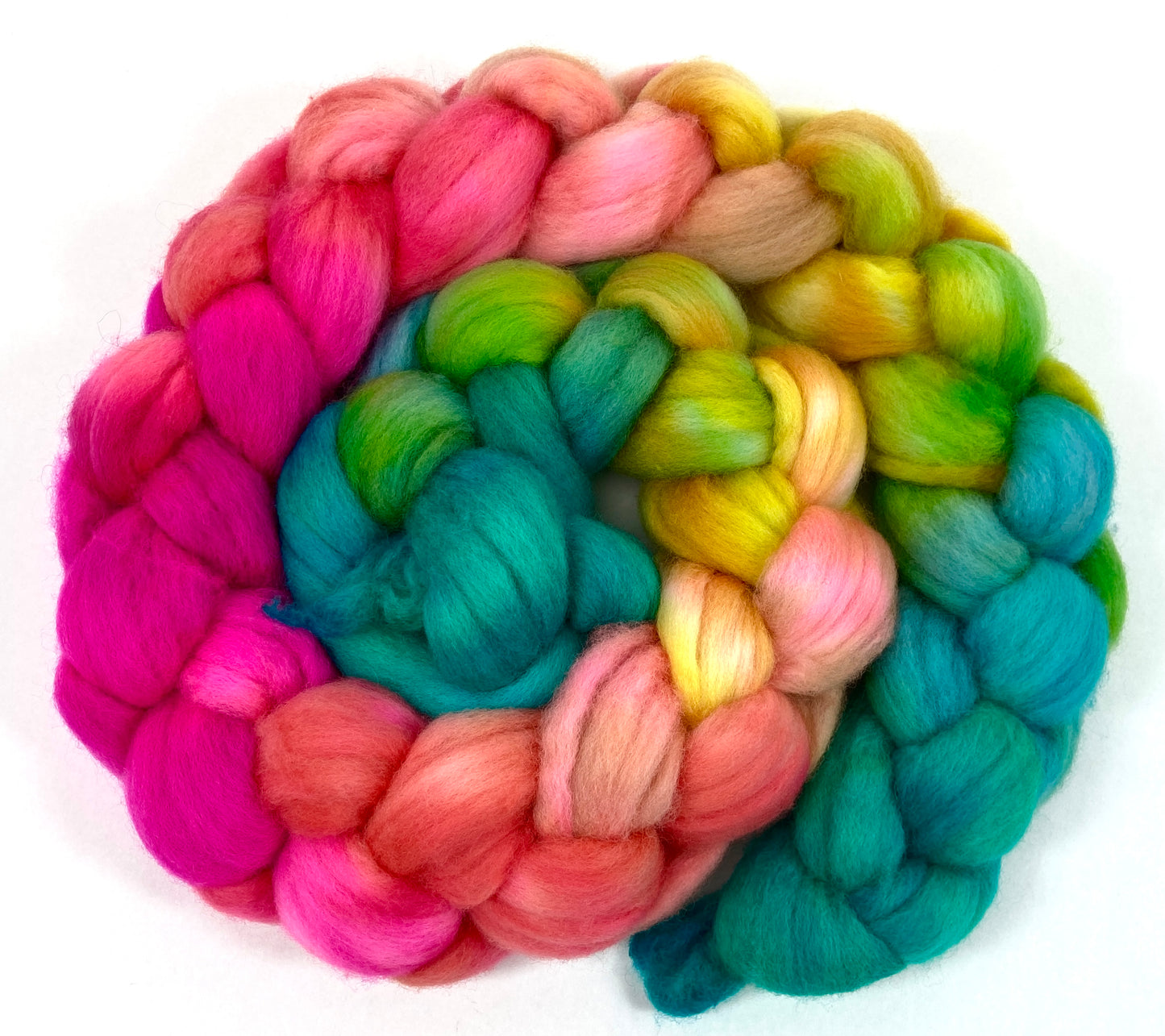 Limited Edition 1218-02 - 4 oz Polwarth wool combed top, roving, spinning fiber, handspinning, felting, needle felting, weaving supplies