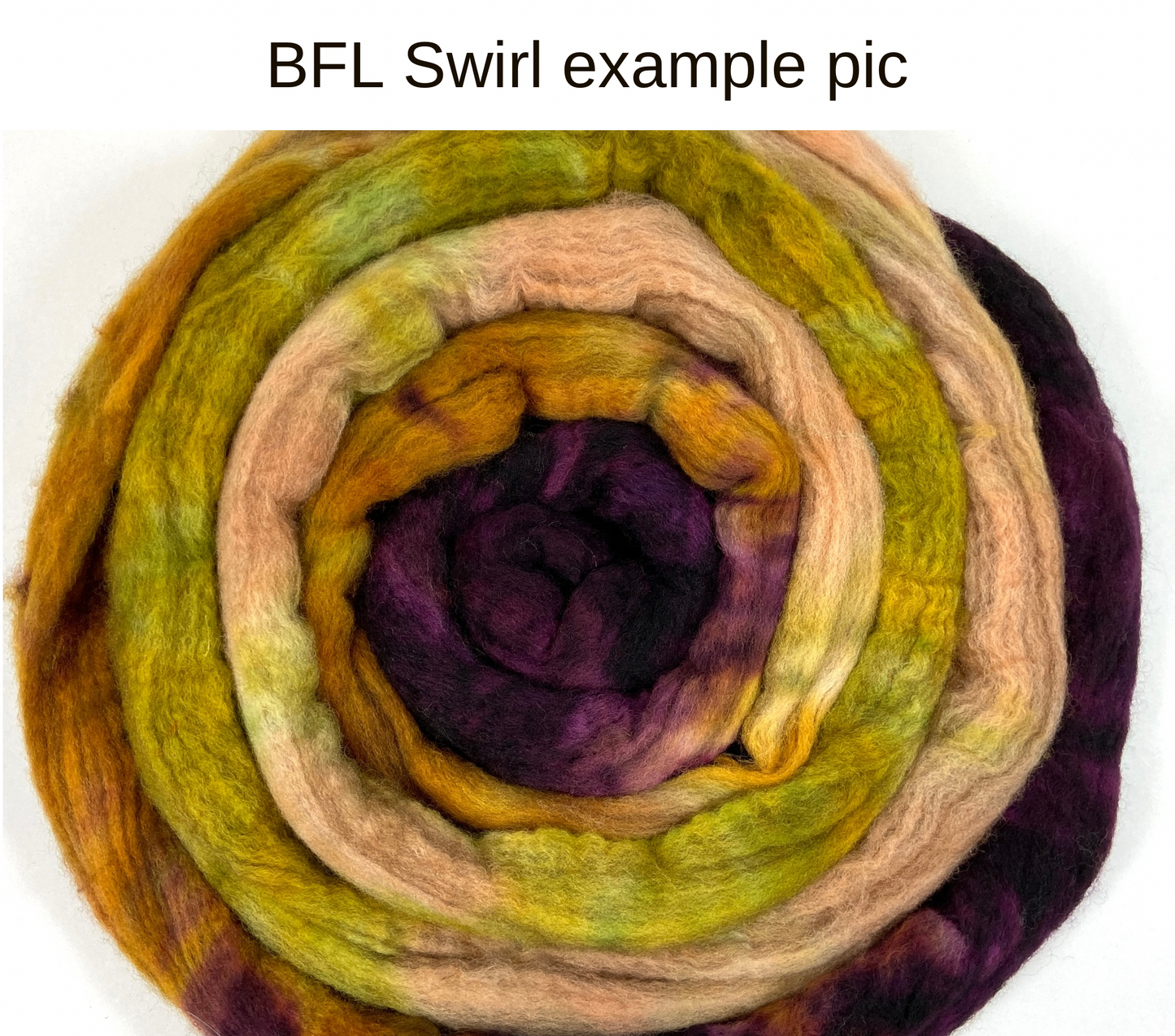 Wayfarer MG - 4 oz hand painted wool combed top, roving, spinning fiber, handspinning, felting