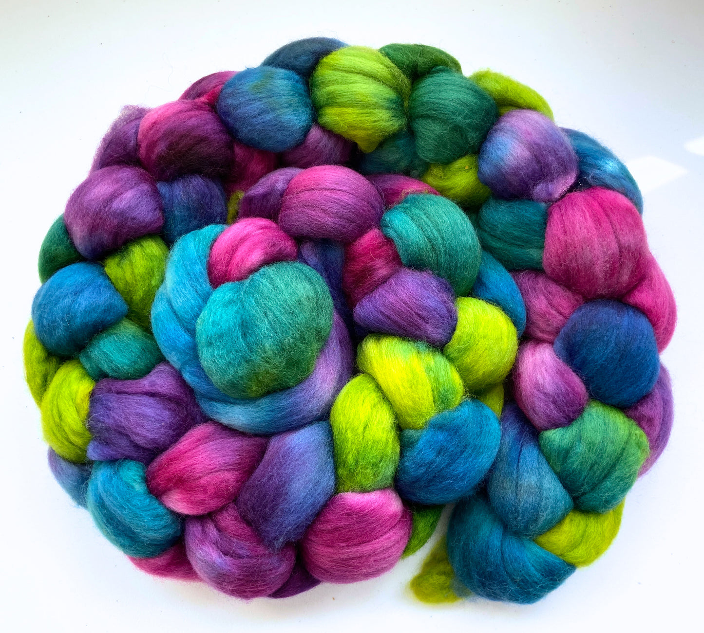 Temptation SC - 4 oz hand painted wool combed top, roving, spinning fiber, handspinning, felting