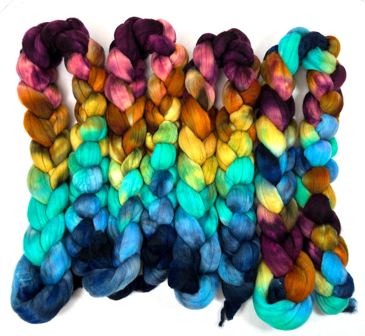 Limited Edition 0111-01 - 4 oz Falkland Merino wool combed top, roving, spinning fiber, handspinning, felting, needle felting, weaving supplies