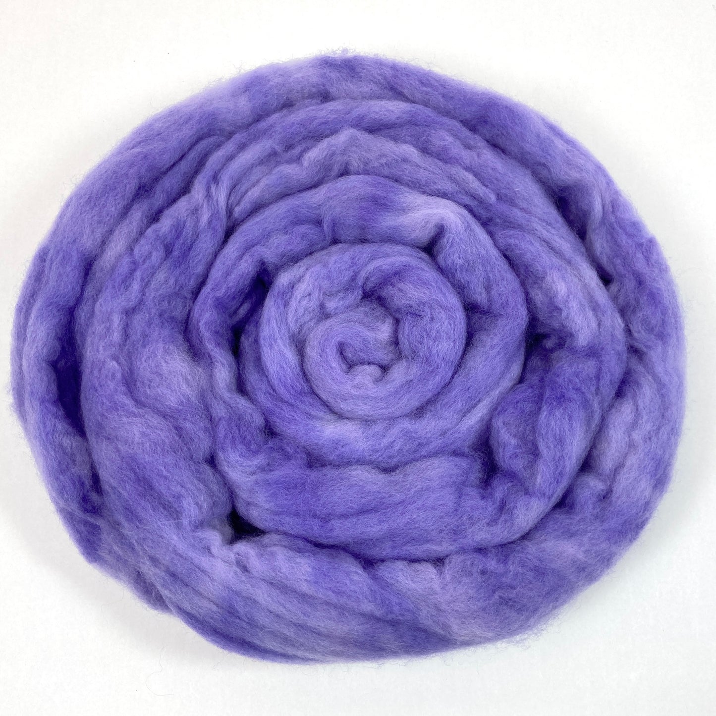 Jacaranda - 2 oz hand dyed semisolid wool combed top