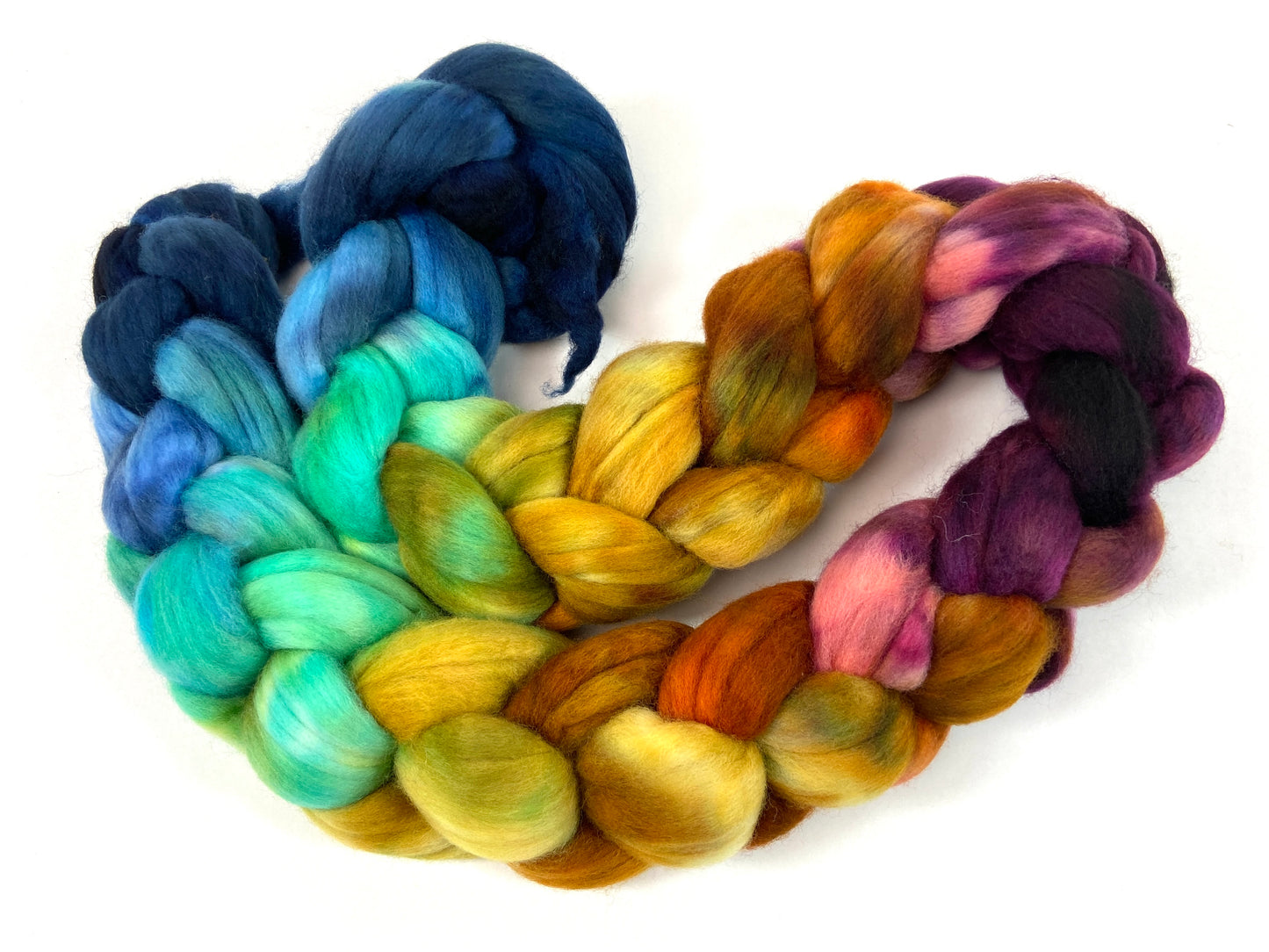 Day's End 1218-04 - 4 oz 18.5 micron Merino wool combed top, roving, spinning fiber, handspinning, felting, needle felting, weaving supplies