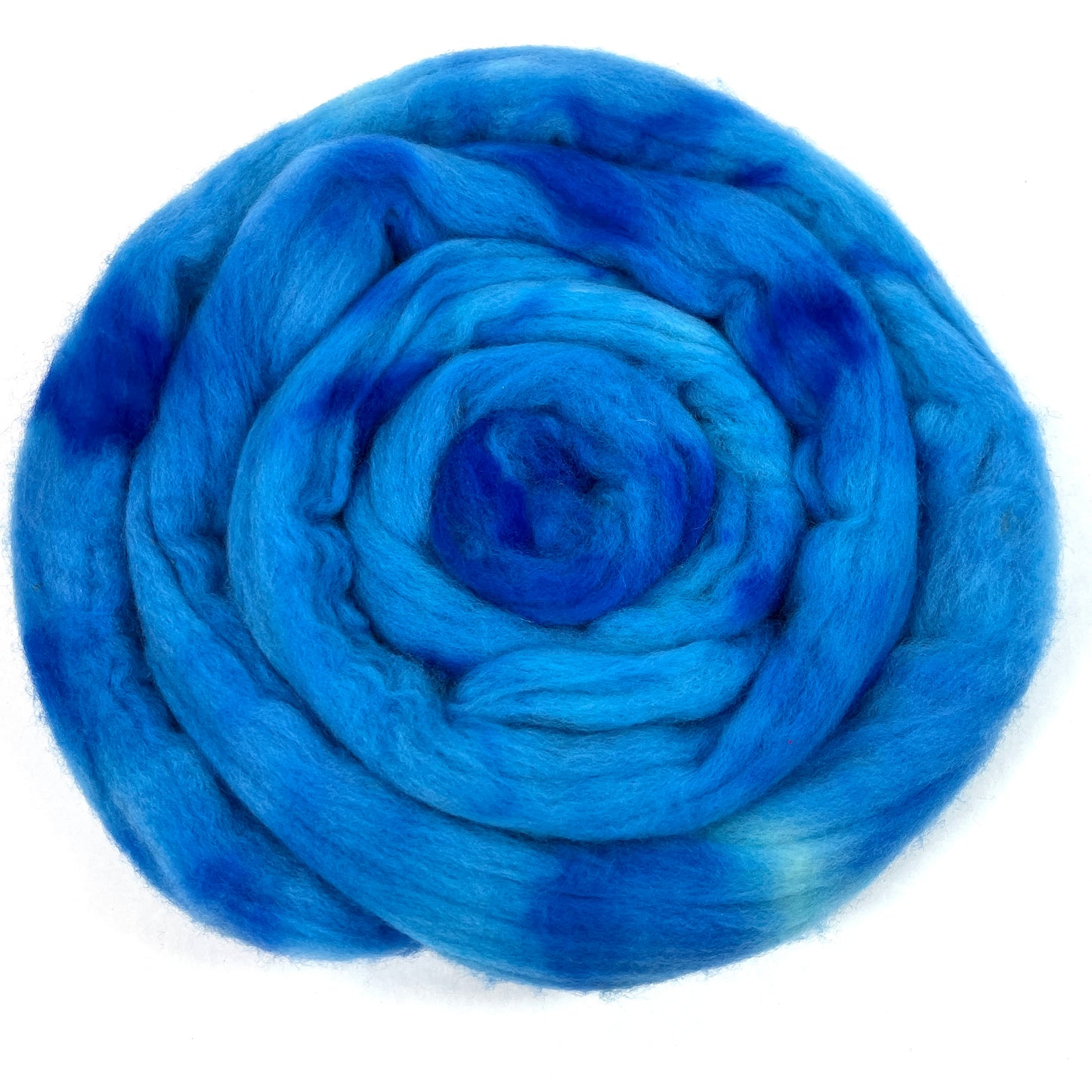 High Noon - 2 oz hand dyed semisolid wool combed top