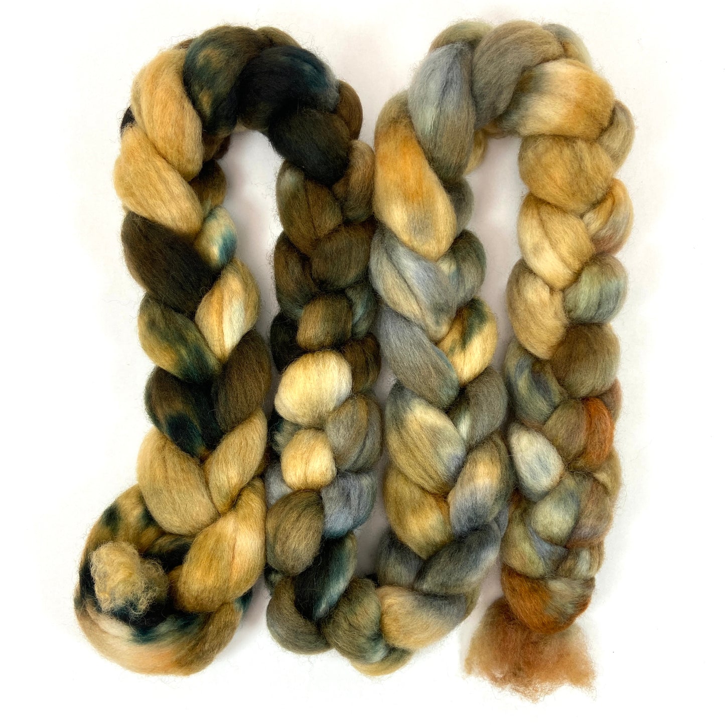 Day's End 1124-01 - 7.4 oz BFL wool combed top, roving, spinning fiber, handspinning, felting, needle felting, weaving supplies