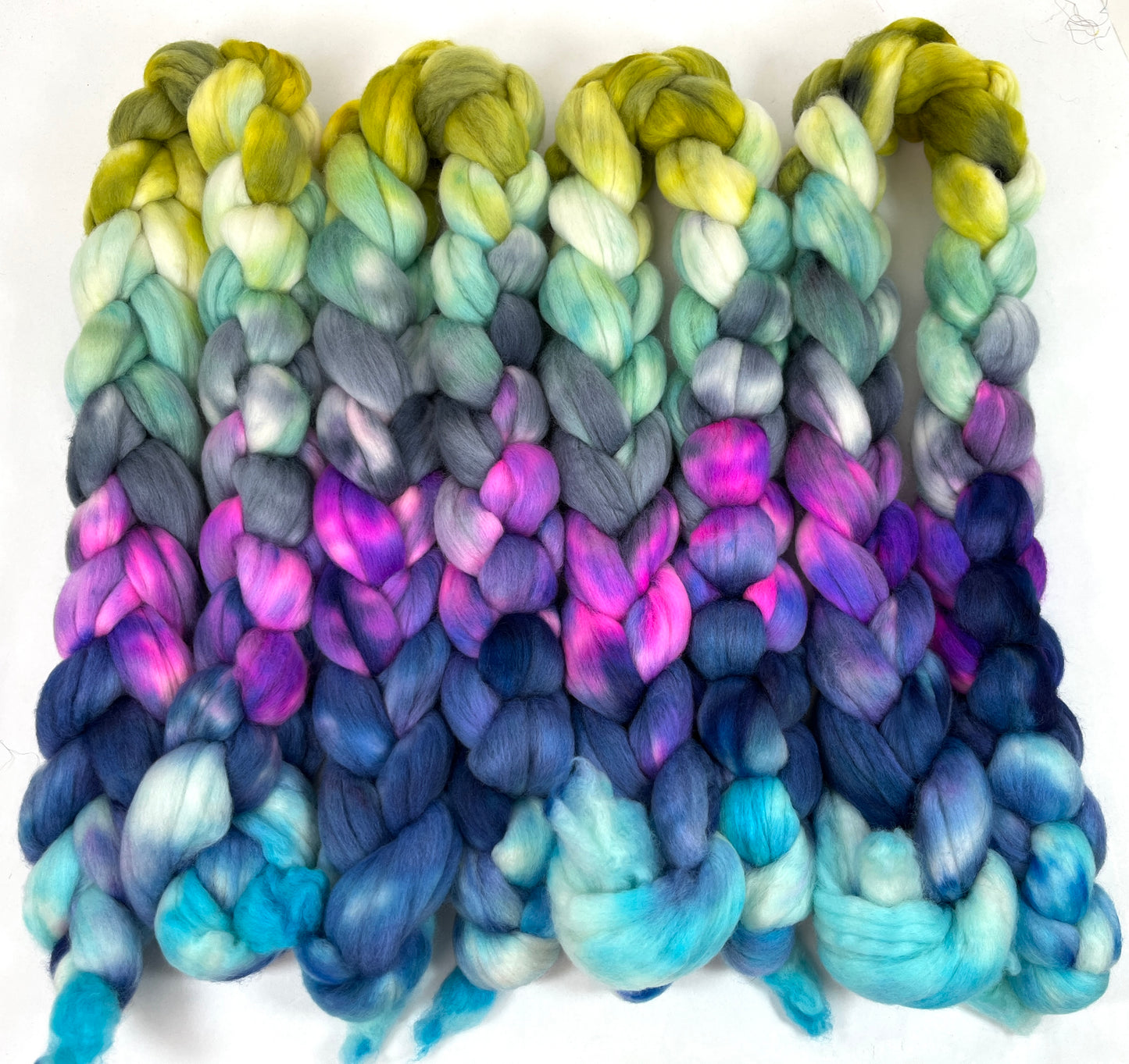 Limited Edition 0318-01 - 4 oz Polwarth wool combed top, roving, spinning fiber, handspinning, felting, needle felting, weaving supplies