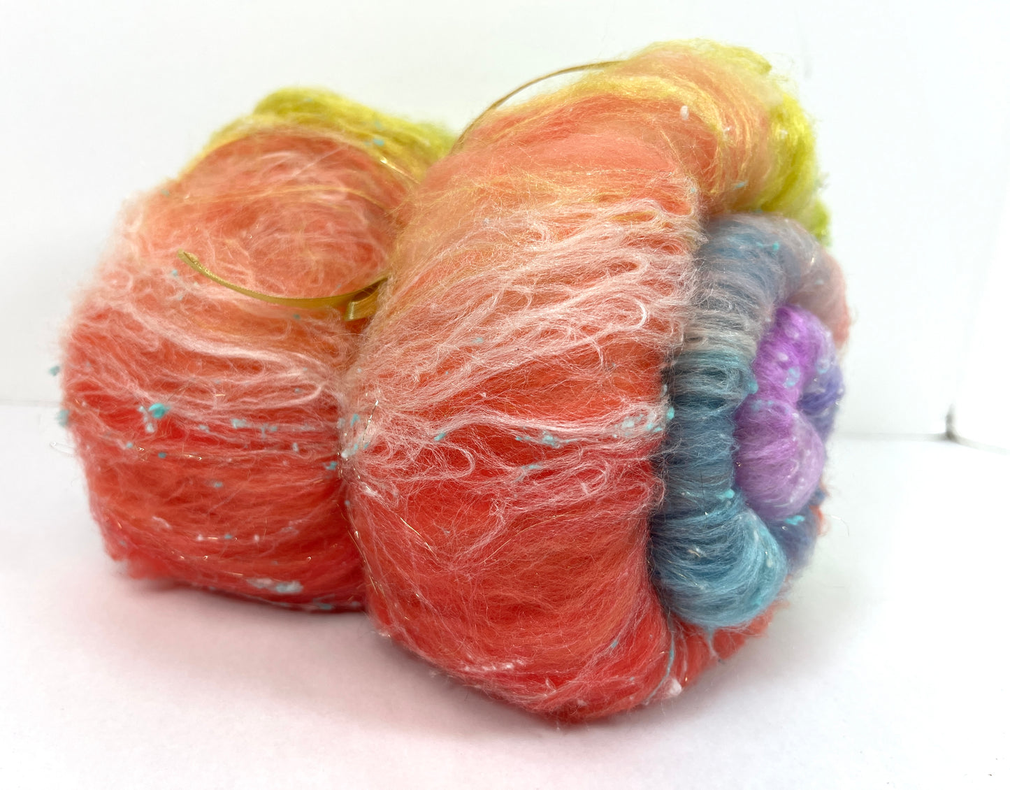 Day’s End Batt 0111-02A, 2.5 oz, Falkland Merino wool, silk, spinning fiber, felting wool, weaving fiber