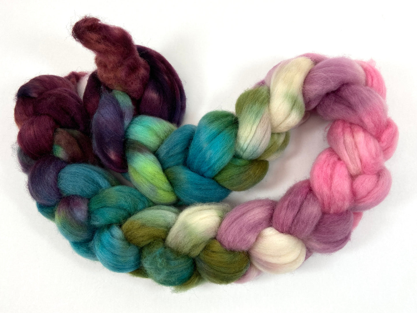 Day's End 1218-01 - 4 oz Polwarth wool combed top, roving, spinning fiber, handspinning, felting, needle felting, weaving supplies