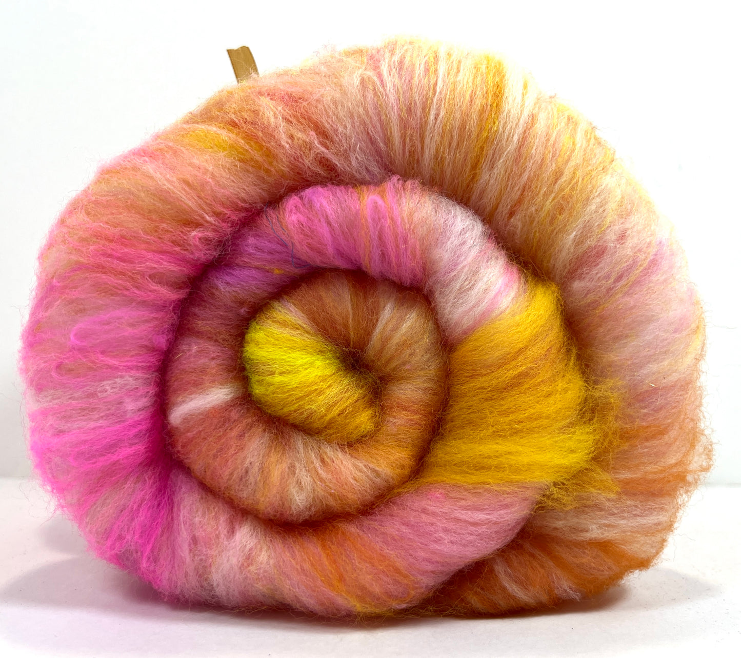 Crayon Box Batt 0805-01 - 4.7 oz Soft wool, NO SPARKLE, gradient style, spinning fiber, drumcarded, handspinning, nuno, felting wool
