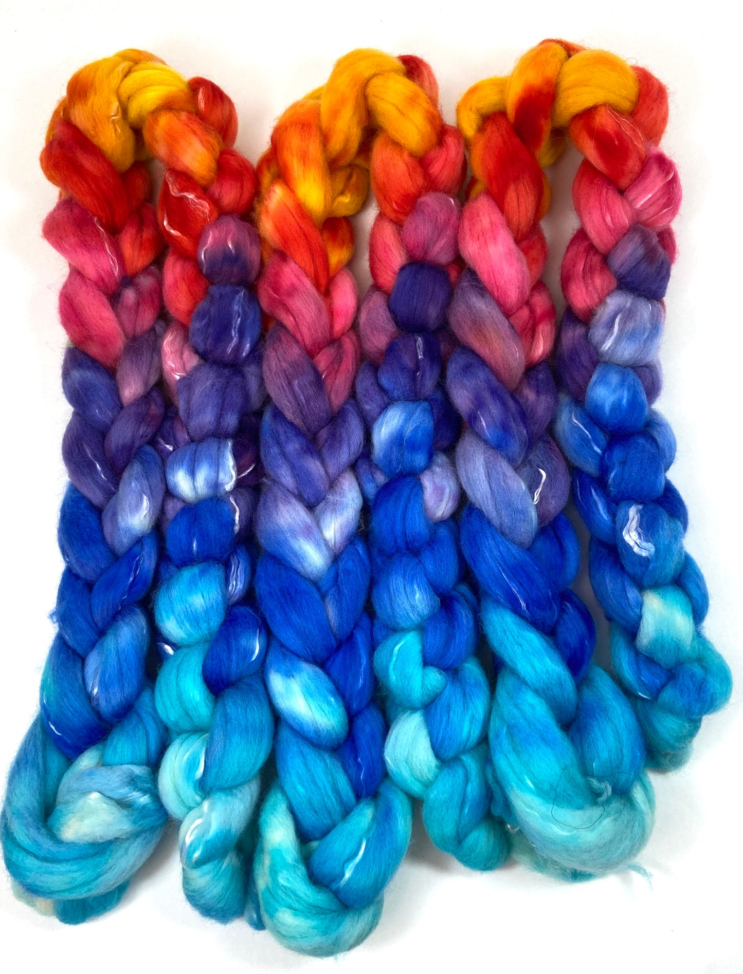 Day's End 1211-02 Merino and tencel combed top, roving, spinning fiber, handspinning, felting, needle felting, weaving supplies