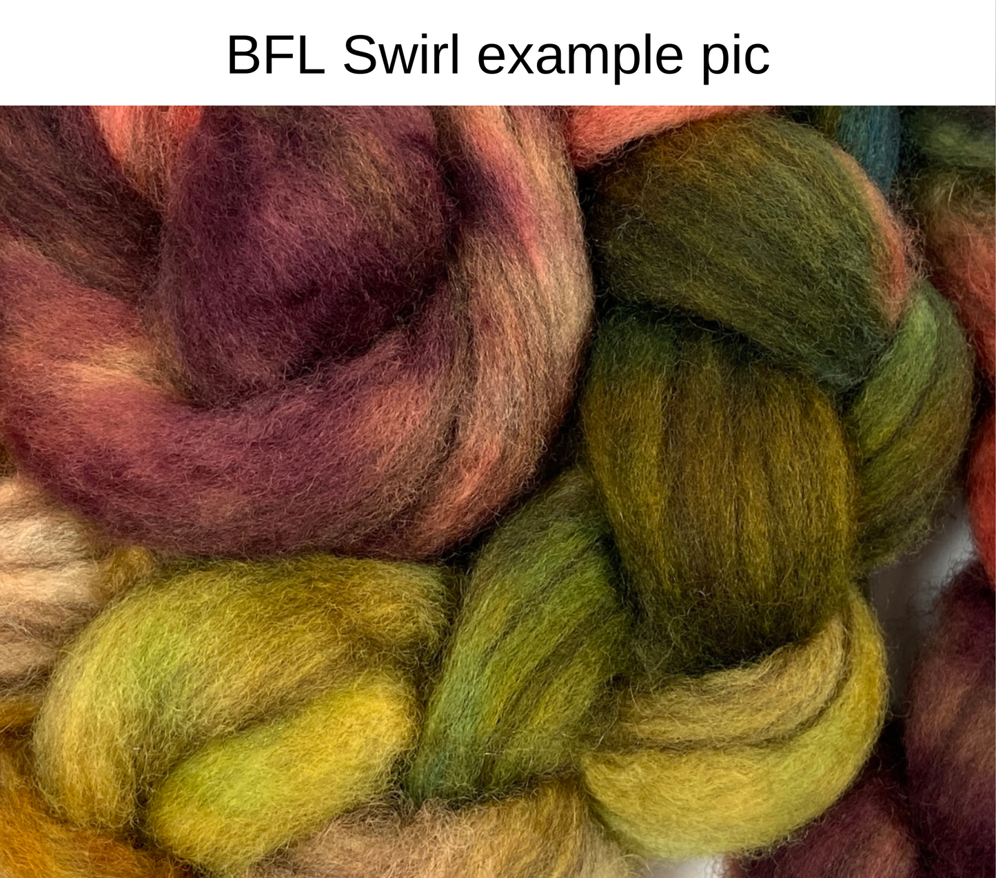 Renaissance MG - 4 oz hand painted wool combed top, roving, spinning fiber, handspinning, felting
