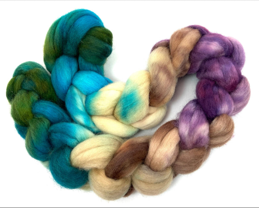 Sweet Promise MG - 4 oz Corriedale wool combed top, roving, spinning fiber, handspinning, felting, needle felting, weaving supplies